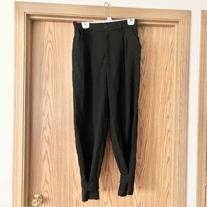 Black H&M Slacks with Ankle Detail